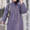 Waterproof Raincoat Navy Blue – Image 3