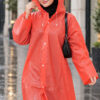 Waterproof Raincoat Orange - الصورة 2