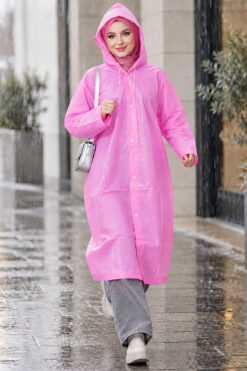 Waterproof Raincoat Pink