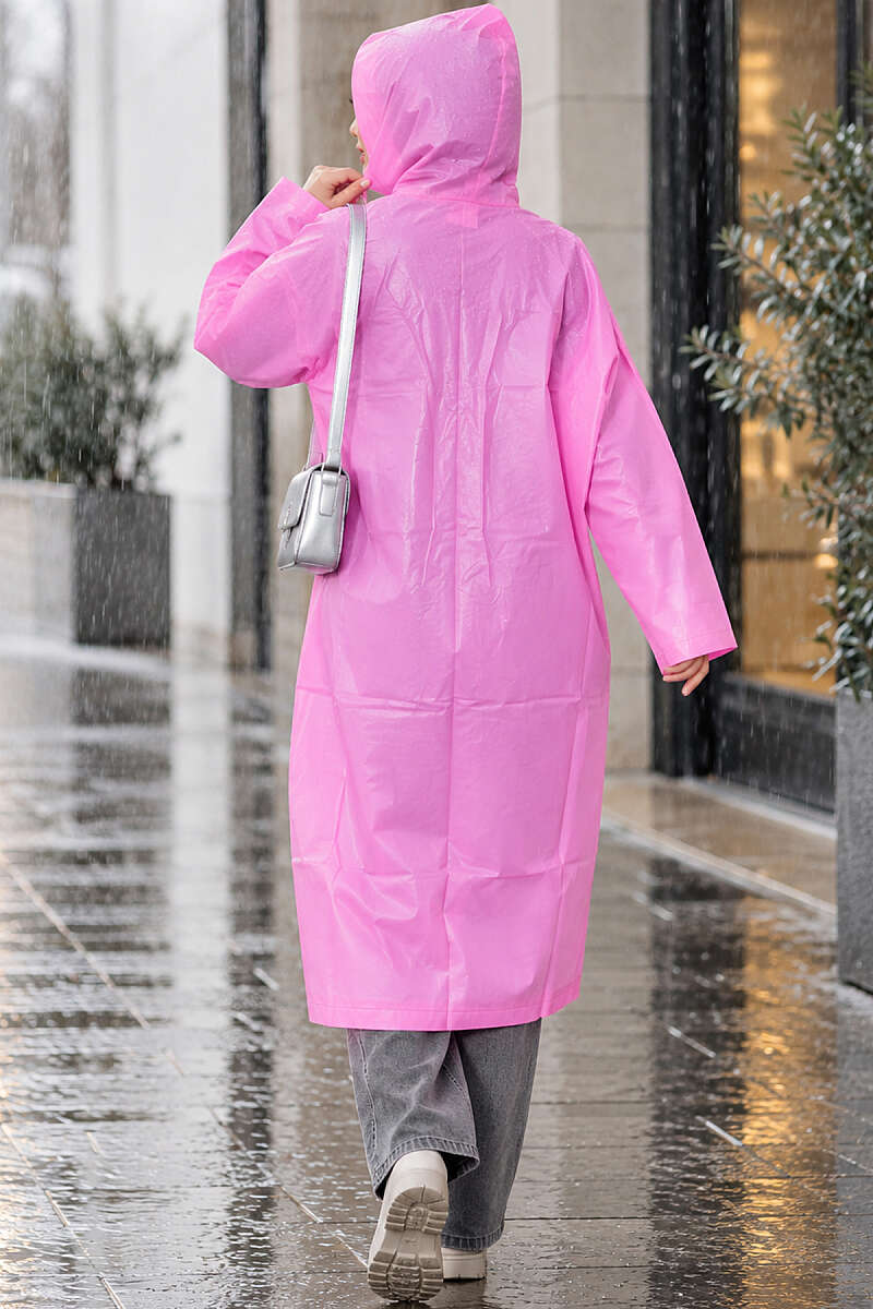 Waterproof Raincoat Pink – Bild 4