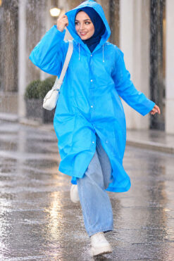 Waterproof Raincoat Saxon Blue