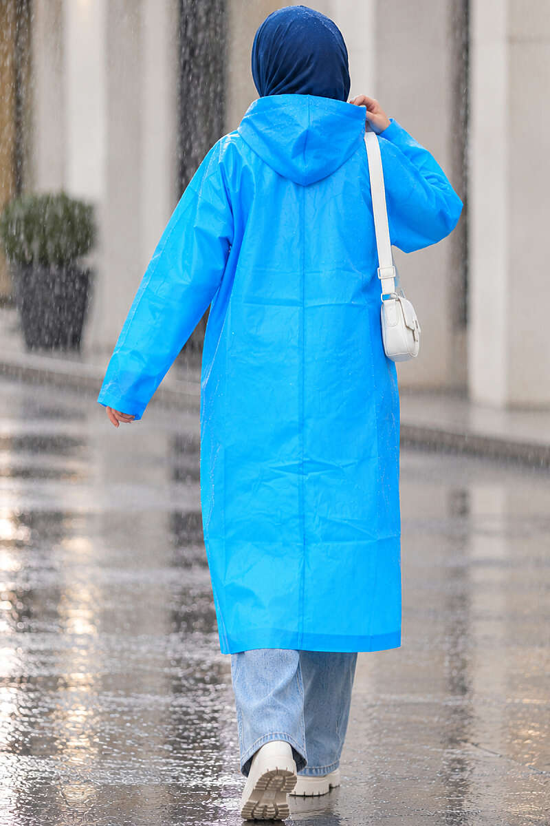 Waterproof Raincoat Saxon Blue – Bild 4