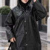 Waterproof Raincoat Black – Bild 3