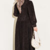 Stone Brit Button-Detail Hem Edge Two-Piece Set Brown - Imagen 3