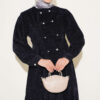 Stone Brit Button-Detail Hem Edge Two-Piece Set Navy Blue - Imagen 2