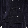 Stone Brit Button-Detail Hem Edge Two-Piece Set Navy Blue - Imagen 4