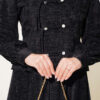 Stone Brit Button-Detail Hem Edge Two-Piece Set Black – Image 4