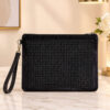 Stone Detail Zip Closure Bag Assorted 1 Assorted Ten - Image 10