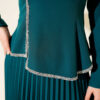 Pleated Skirt Two-Piece Set Emerald - Imagen 4
