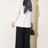 Single-Layer Pleated Palazzo Trousers Black - Imagen 3
