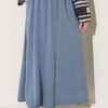 Tensel Skirt with Pocket Detail Indigo