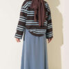 Tensel Skirt with Pocket Detail Indigo - immagine 3