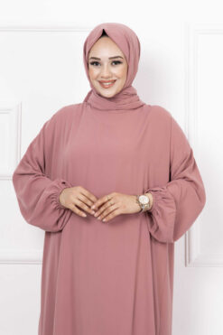 Alternative view of Modest Prayer Dress with Shawl and Zipper