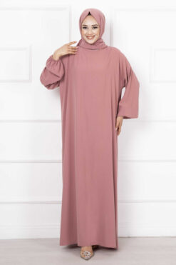 Modest Prayer Dress with Shawl and Zipper