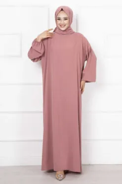 Modest Prayer Dress with Shawl and Zipper