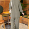 Canvas-Style Two-Piece Set with Pocket and Zip Hazel – Bild 3
