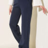 Three-Thread Pocket Pants Navy Blue