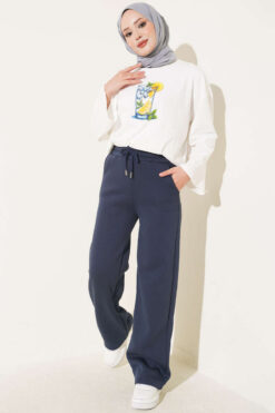 Alternative view of Three-Thread Pocket Pants Navy Blue