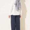 Three-Thread Pocket Pants Navy Blue – Bild 3