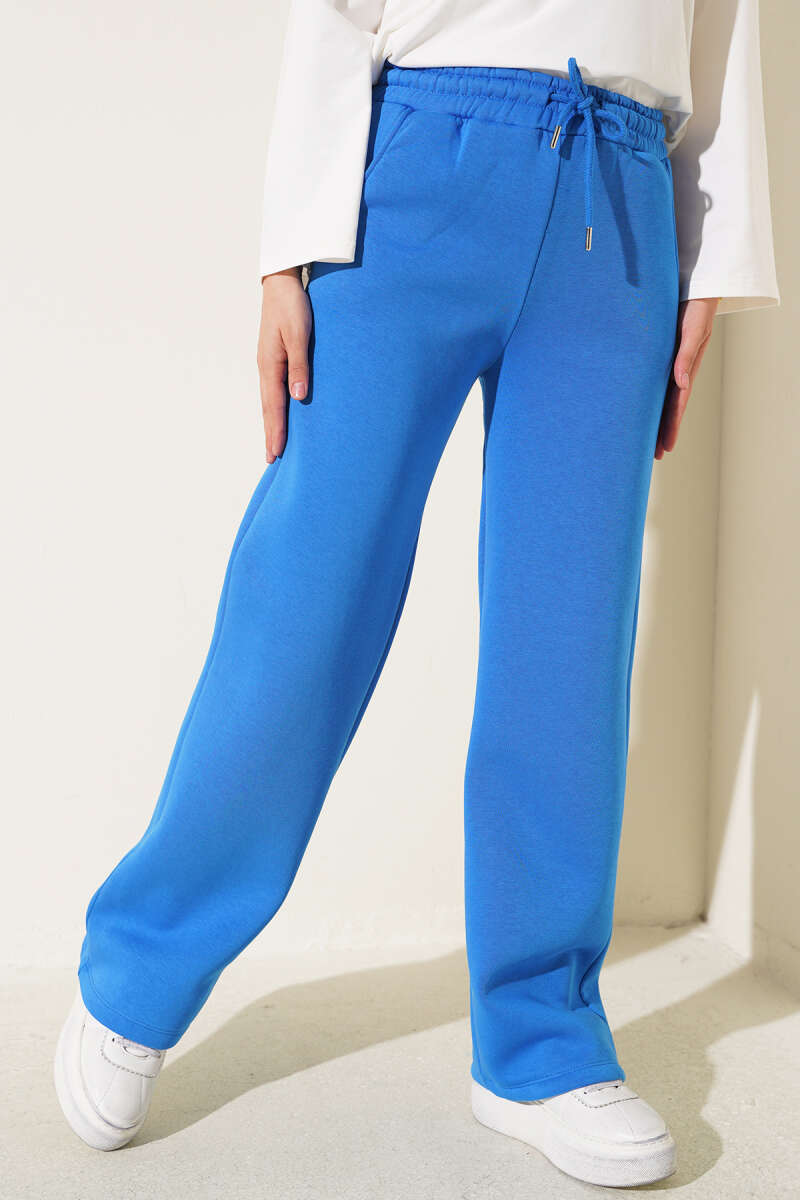 Three-Thread Pocket Pants Blue