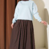 Three-Thread French Terry Sweatshirt Baby Blue - Image 2