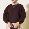 Three-Thread French Terry Sweatshirt Brown