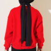 Three-Thread French Terry Sweatshirt Red - Image 3