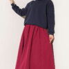 Three-Thread French Terry Sweatshirt Navy Blue - الصورة 2