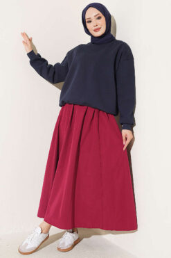 Alternative view of Three-Thread French Terry Sweatshirt Navy Blue