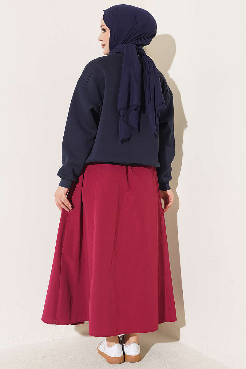 Three-Thread French Terry Sweatshirt Navy Blue - الصورة 3