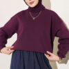 Three-Thread French Terry Sweatshirt Plum