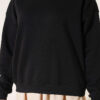 ⁦Three-Thread French Terry Sweatshirt Black⁩ - الصورة ⁦4⁩