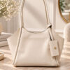 Long-Handled Wallet with Detailed Purse Cream
