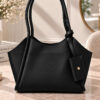 Long-Handled Wallet with Detailed Purse Black