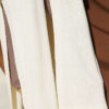 Long Ribbed Knit Tunic with Side Slit Details Beige - Afbeelding 4