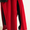 Long Ribbed Knit Tunic with Side Slit Details Red – Bild 4