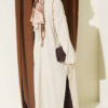 Long Ribbed Knit Tunic with Side Slit Details Stone - immagine 3