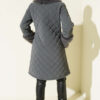 Fleece-Lined Quilted Jacket with Collar and Cuffs Smoke - Afbeelding 3