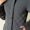 Fleece-Lined Quilted Jacket with Collar and Cuffs Smoke - Afbeelding 4