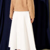 Side Tie Scuba Skirt White – Bild 3