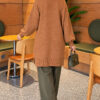 Side Slit Soft Long Knit Tunic Mustard - الصورة 4