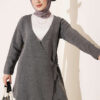 Side-tie Knit Two-Piece Set Smoke - الصورة 2