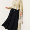 ⁦Basic Side Pocket Hem Edge Skirt Black⁩ - الصورة ⁦2⁩