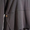 Button-Details Hem French Terry Two-Piece Set Smoke – Bild 4
