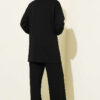 Half-Zip Loisha Tunic Two-Piece Set Black – Bild 3