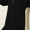 Half-Zip Loisha Tunic Two-Piece Set Black – Bild 4
