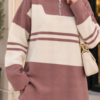 Half-Zip Knit Two-Piece Set Powder Pink - الصورة 2