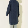 ⁦Textured Stripe Knit Cardigan Indigo⁩ - الصورة ⁦3⁩