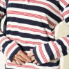 Horizontal Stripe Button-Up Tunic Navy Blue - Imagen 4
