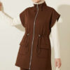 Hooded Scuba Two-Piece Set Brown - Afbeelding 2